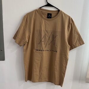 Armani Exchange Brown Short Sleeve T-Shirt